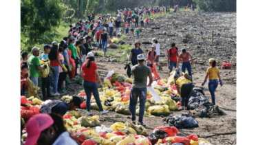 4.5 toneladas de basura