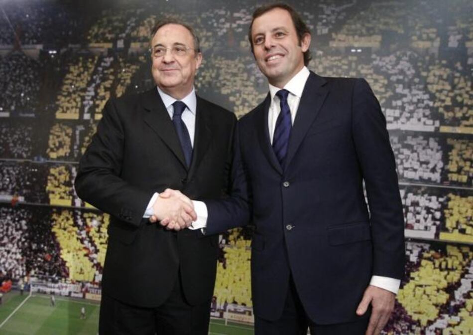 Florentino Pérez y Sandro Rosell no ven el clásico definitivo para la Liga