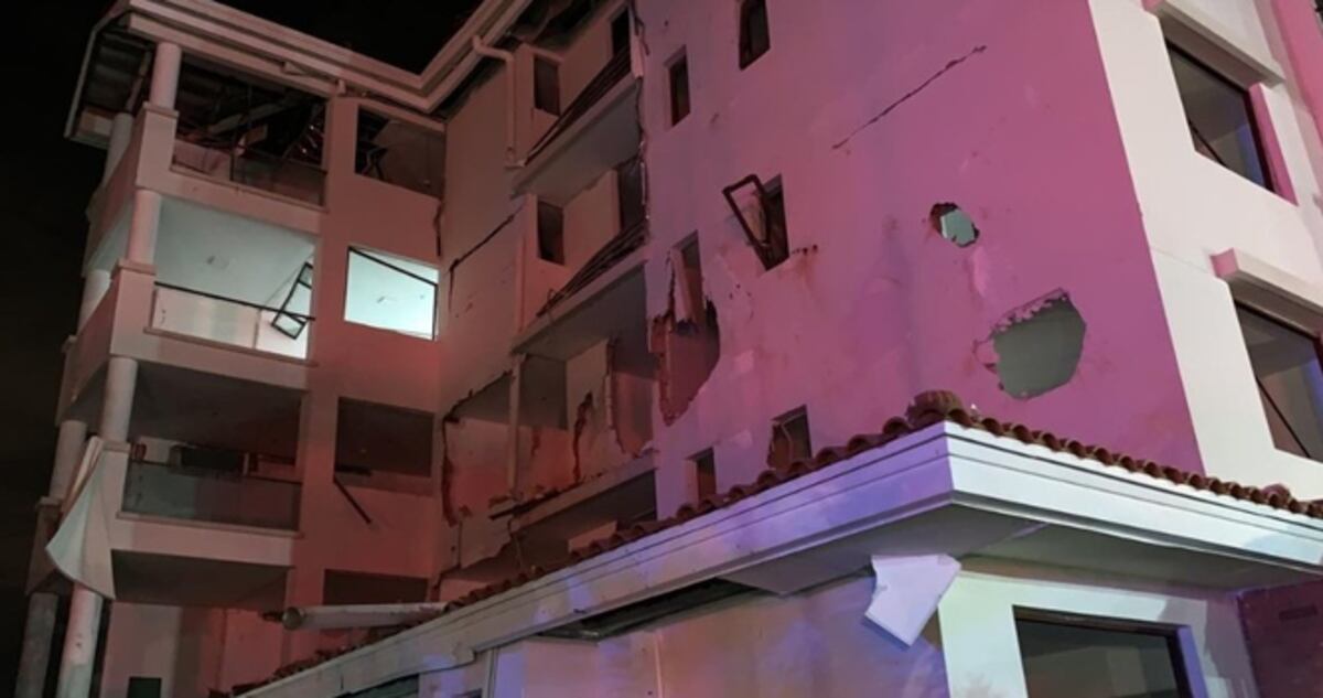 Los apartamentos de la torre 7 quedaron destrozados.