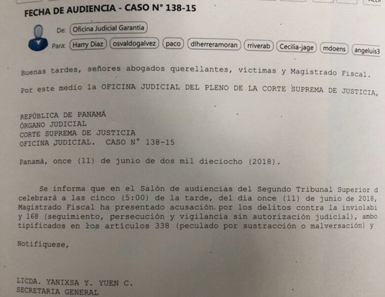Ricardo Martinelli continuará detenido provisionalmente