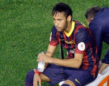 Jordi Alba y Neymar estarán unas cuatro semanas de baja