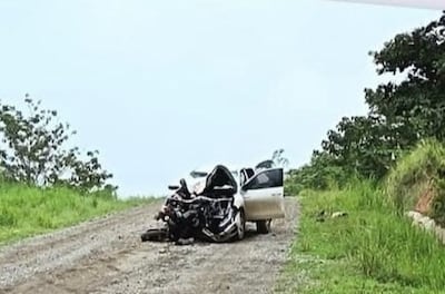 Dos agentes de la Aeronaval mueren en accidente de tránsito en Colón