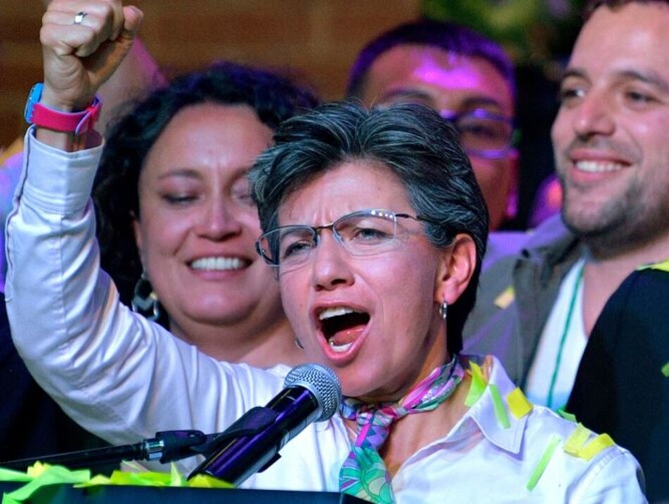 Claudia López hace historia al ser electa alcaldesa