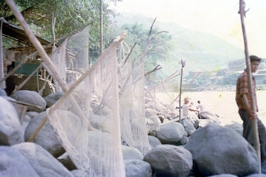 Bajando el Magdalena a bordo de La Monserrate, 1970