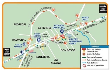 Cierre de la avenida Domingo Díaz por montaje de pasarela en la estación Don Bosco