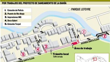 Inhabilitarán tramo en la Avenida Santa Elena