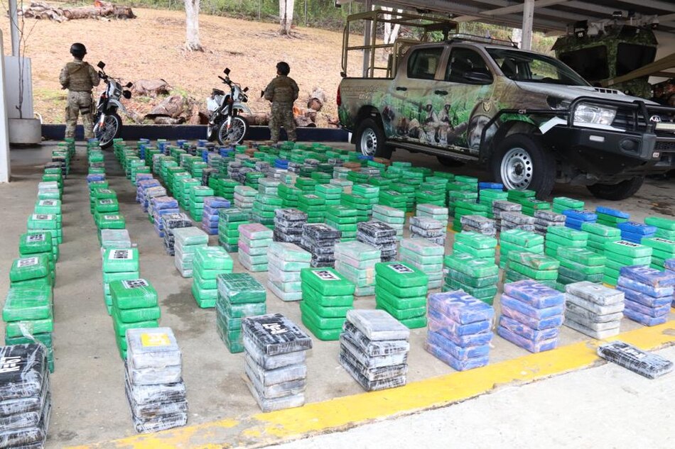 Senan decomisa 1,076 kilos de drogas en la Comarca Guna Yala