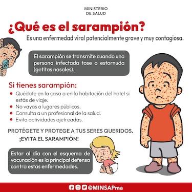 ‘Vacunen a sus hijos’: pediatras panameños advierten sobre el riesgo de sarampión