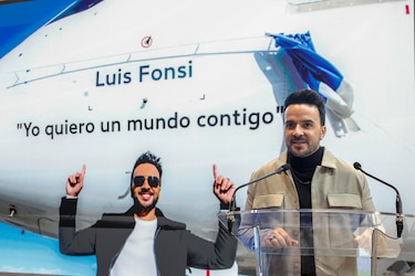 El cantante Luis Fonsi dará nombre a un avión de la aerolínea española Air Europa