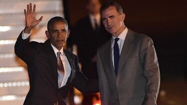 Barack Obama llega a Madrid para una breve visita a España