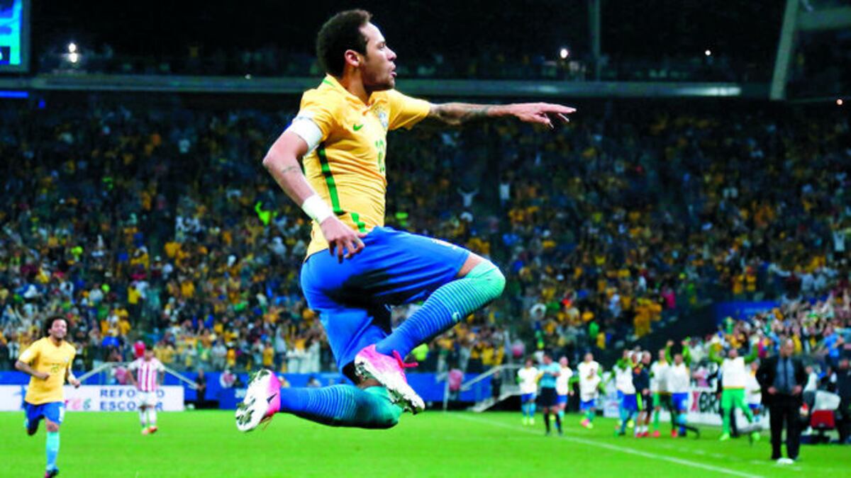 Neymar ayudó a Brasil a clasificar por adelantado al Mundial de Rusia 2018.