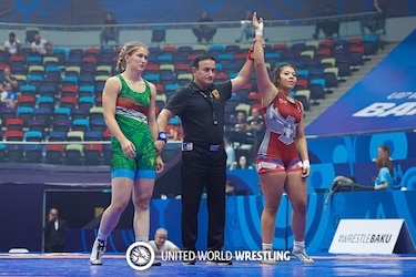Aisha Williams gana la medalla de bronce en el Mundial U-17 de Lucha