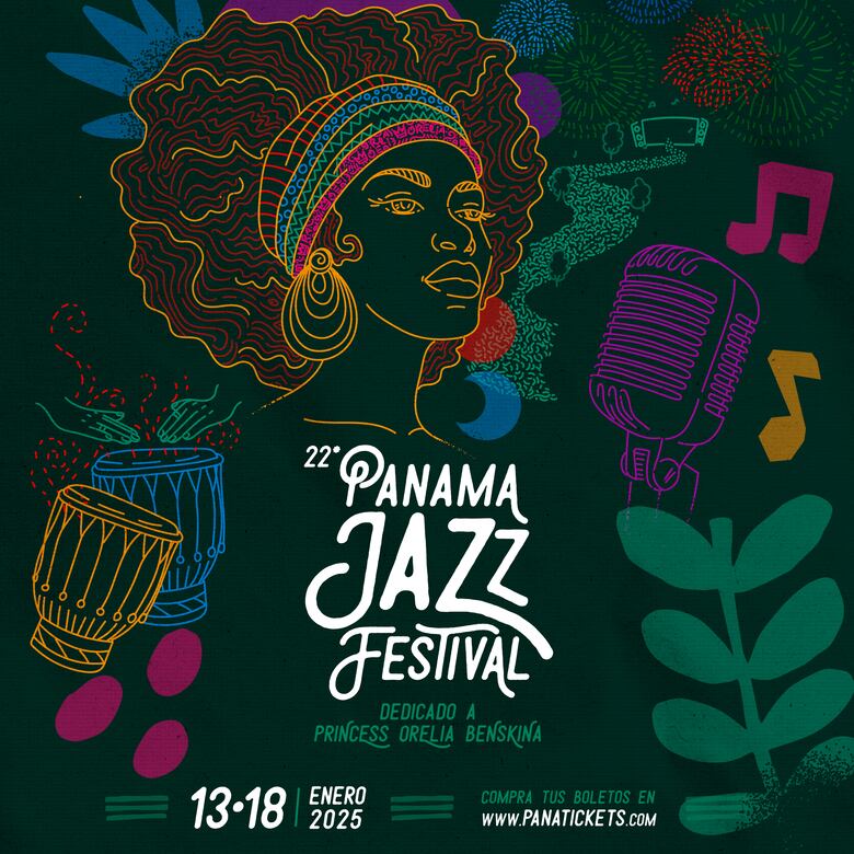 La edición 22 del Panama Jazz Festival se celebrará del 13 al 18 de enero de 2025