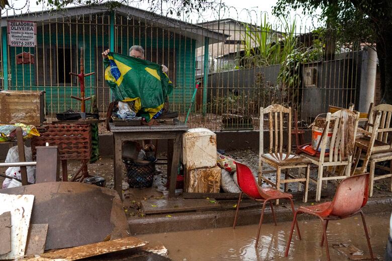 Los nuevos temporales agravan las inundaciones en el sur de Brasil, pero no dejan víctimas