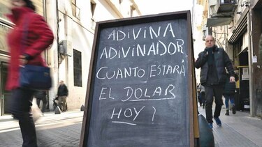 Estabilizar el peso será la meta del gobierno argentino