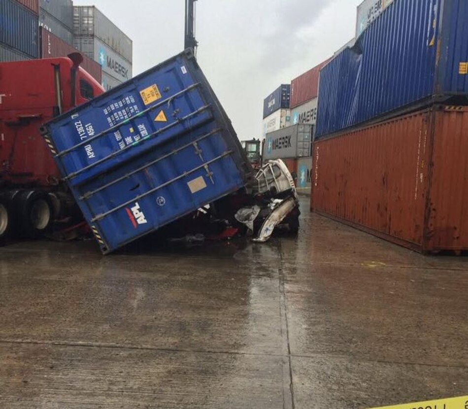 Muere un hombre tras caída de un contenedor en Panamá Ports