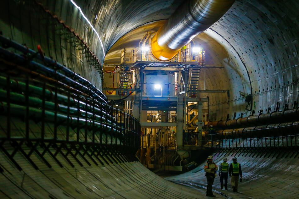 Tuneladora de la Línea 3 opera al mínimo debido a la huelga