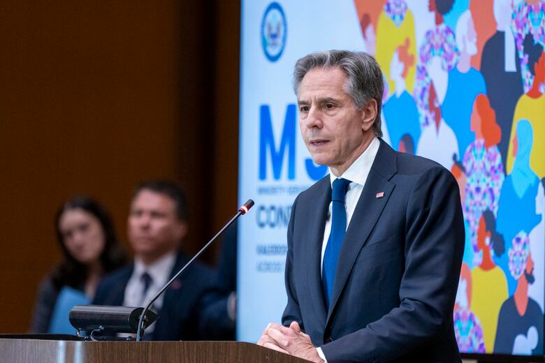 Blinken dice que Estados Unidos ‘no está implicado en operaciones ofensivas’ contra Irán