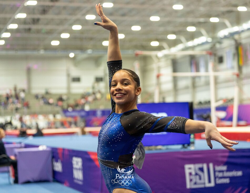 Juegos Panamericanos Junior 2025: Panameña Ana Lucía Beitía va por la primera medalla de la gimnasia artística