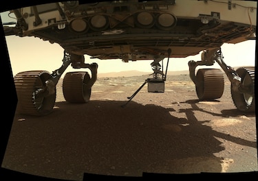 Helicóptero Ingenuity de la NASA ya está en el suelo de Marte