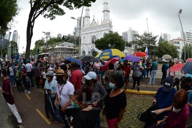 En Santiago manifestantes exigen respuestas a Cortizo; termina el diálogo sin un acuerdo