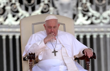 El papa dice que al mirar al belén no podemos dejar de pensar en el drama en Tierra Santa