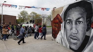 Protestas en Baltimore por la muerte de un afroamericano