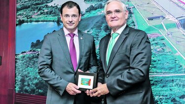 Tarjeta conmemorativa del Canal de Panamá