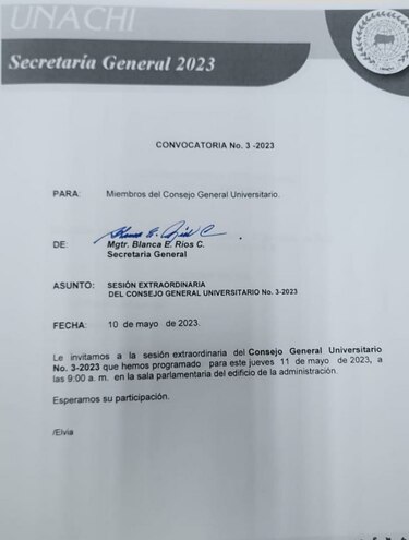 Consejo universitario de la Unachi censura al rival de Etelvina de Bonagas, por sus declaraciones a La Prensa