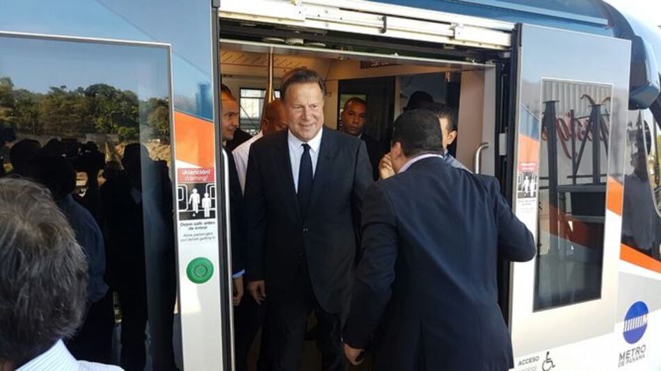 Metro de Panamá pone en marcha primer tren con cinco vagones