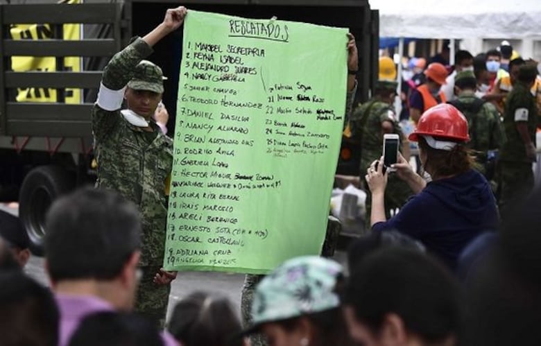 México aún lucha para rescatar sobrevivientes tras sismo