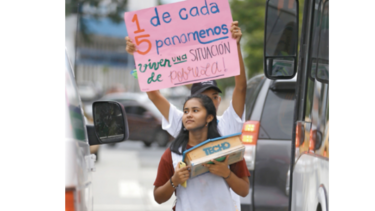 Voluntarios salen a las calles