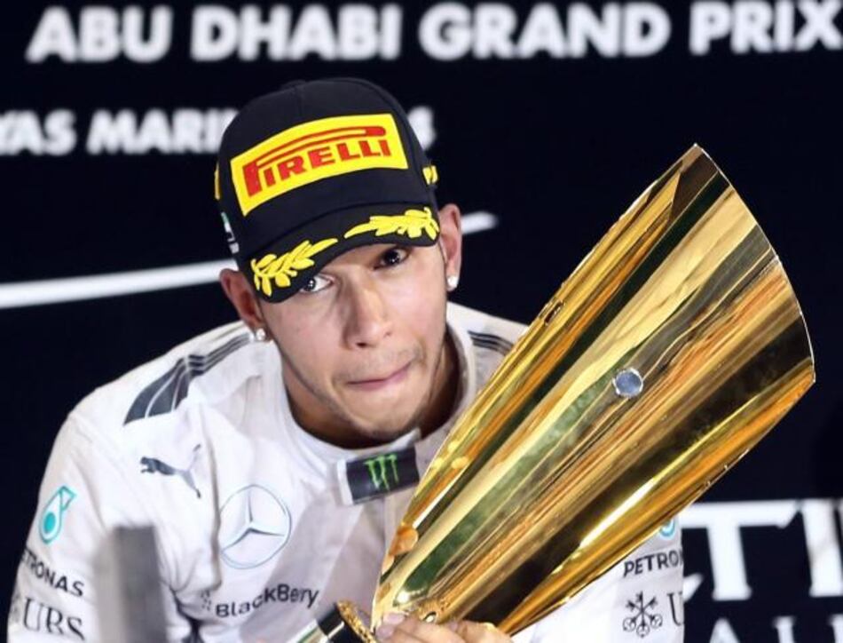 Hamilton, campeón de Fórmula Uno tras ganar el GP de Abu Dabi