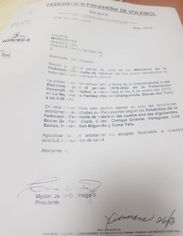 Elecciones en federación de voleibol se realizarán en Bocas del Toro