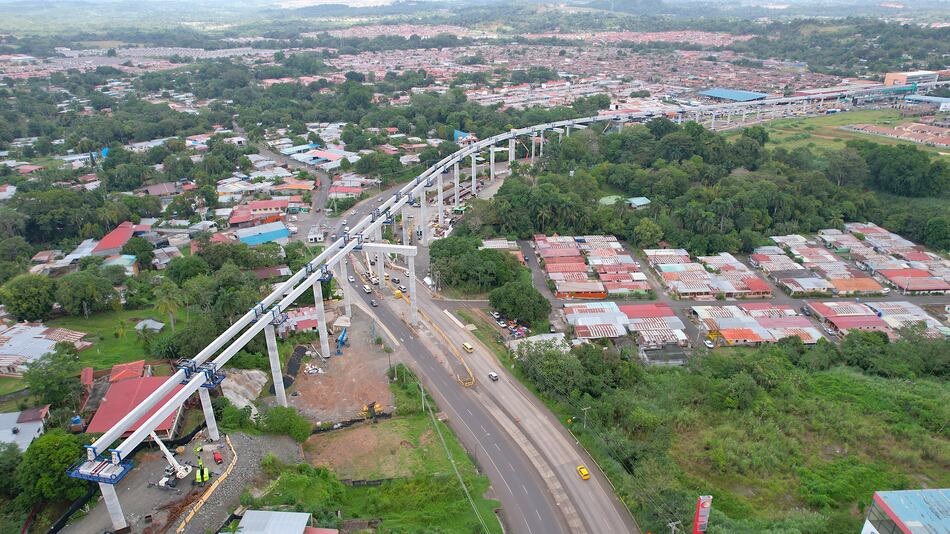 Línea 3 del Metro hacia Panamá Oeste tiene 47% de avance; la construcción culmina en el 2026