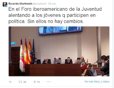 Martinelli en España: ‘Tenemos que involucrar más a los jóvenes en política’