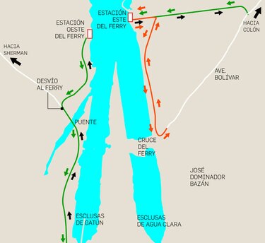 ACP habilita 'ferry' por trabajos en la nueva esclusa de Agua Clara