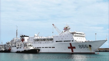 Buque hospital chino llega a Venezuela