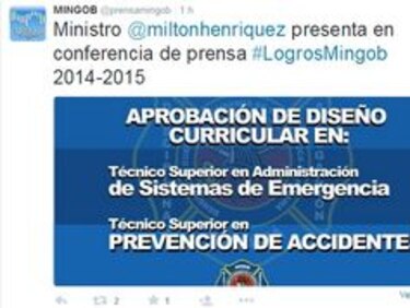 Ministro de Gobierno rinde informe de gestión