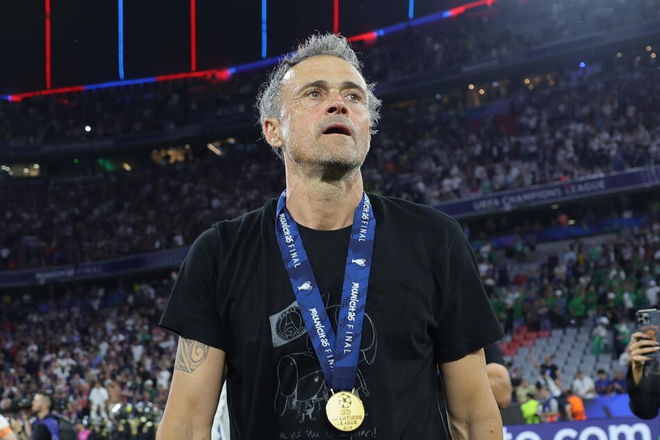 Luis Enrique luce una camiseta en honor a su hija Xana