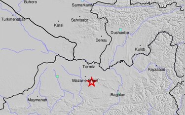 Un terremoto de magnitud 6,3 sacude el norte de Afganistán