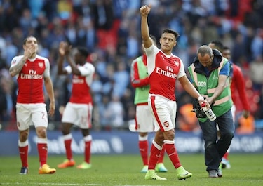 Un gol de Alexis en la prórroga mete al Arsenal en la final de la copa FA