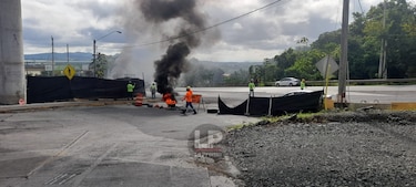 Protestas por el contrato minero: así está la situación en algunas calles del país