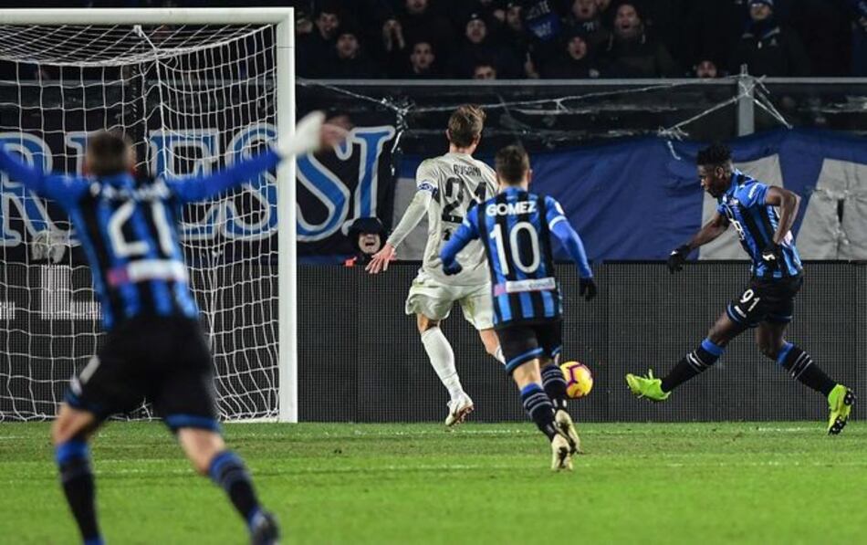 Con doblete de Zapata, Atalanta elimina a Juventus en la Copa de Italia