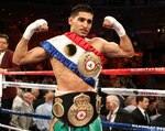 Amir Khan quiere que Mayweather le conceda su última pelea