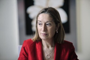 La ministra española, satisfecha con los avances de Sacyr y el Canal
