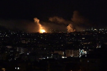 Israel anuncia que vuelve a bombardear el sur de Beirut
