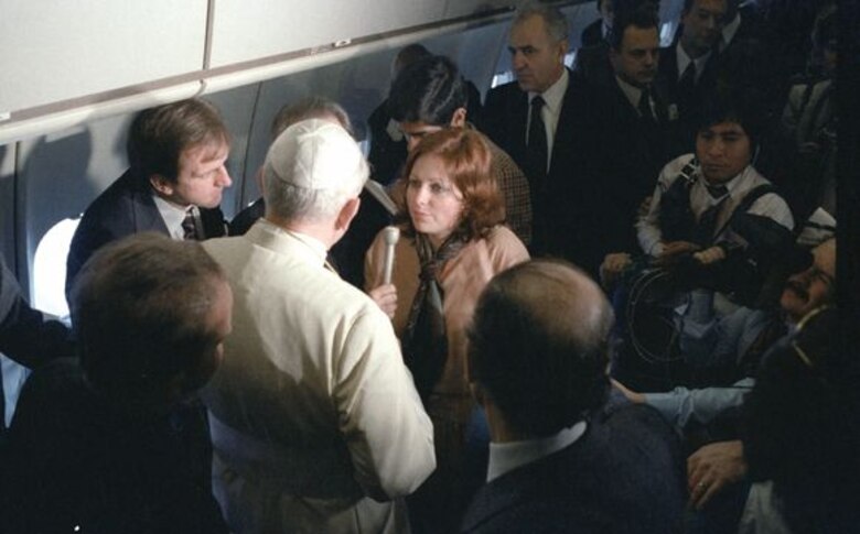 Una vida viajando con los papas