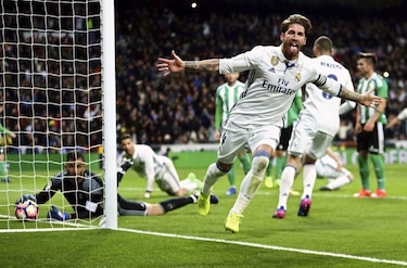 Real Madrid recupera el liderato con un sufrido triunfo ante el Betis