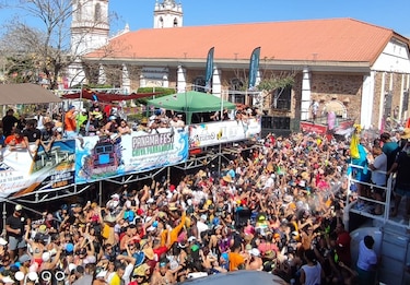 Unas 25 mil personas ingresaron este domingo de carnaval al parque de Chitré